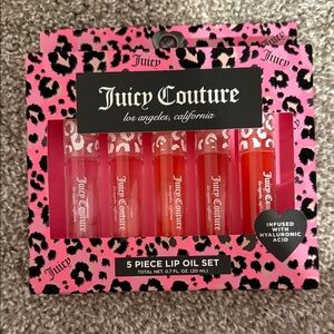 Juicy Couture Pink and Red Lip Oil Collection